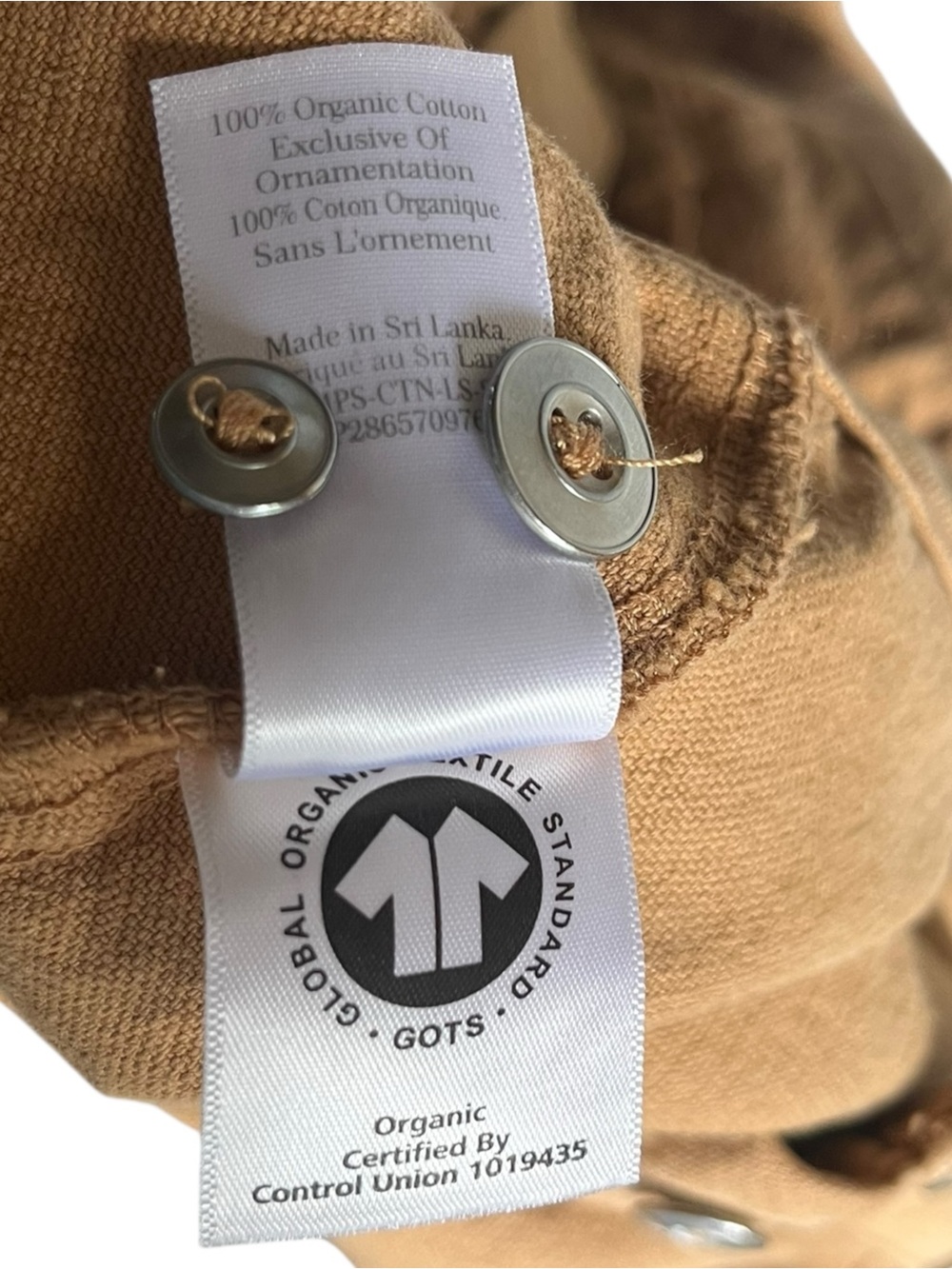 Everlane Canvas Organic Cotton Coverall Mustard S - Picture 14 of 16